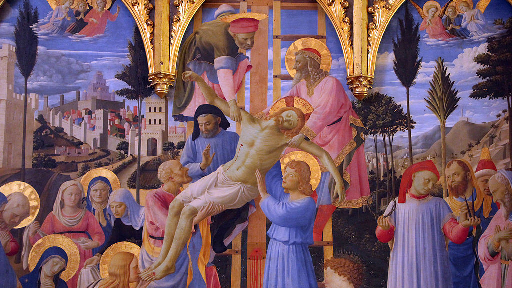 Beato Angelico, Pala strozzi della deposizione