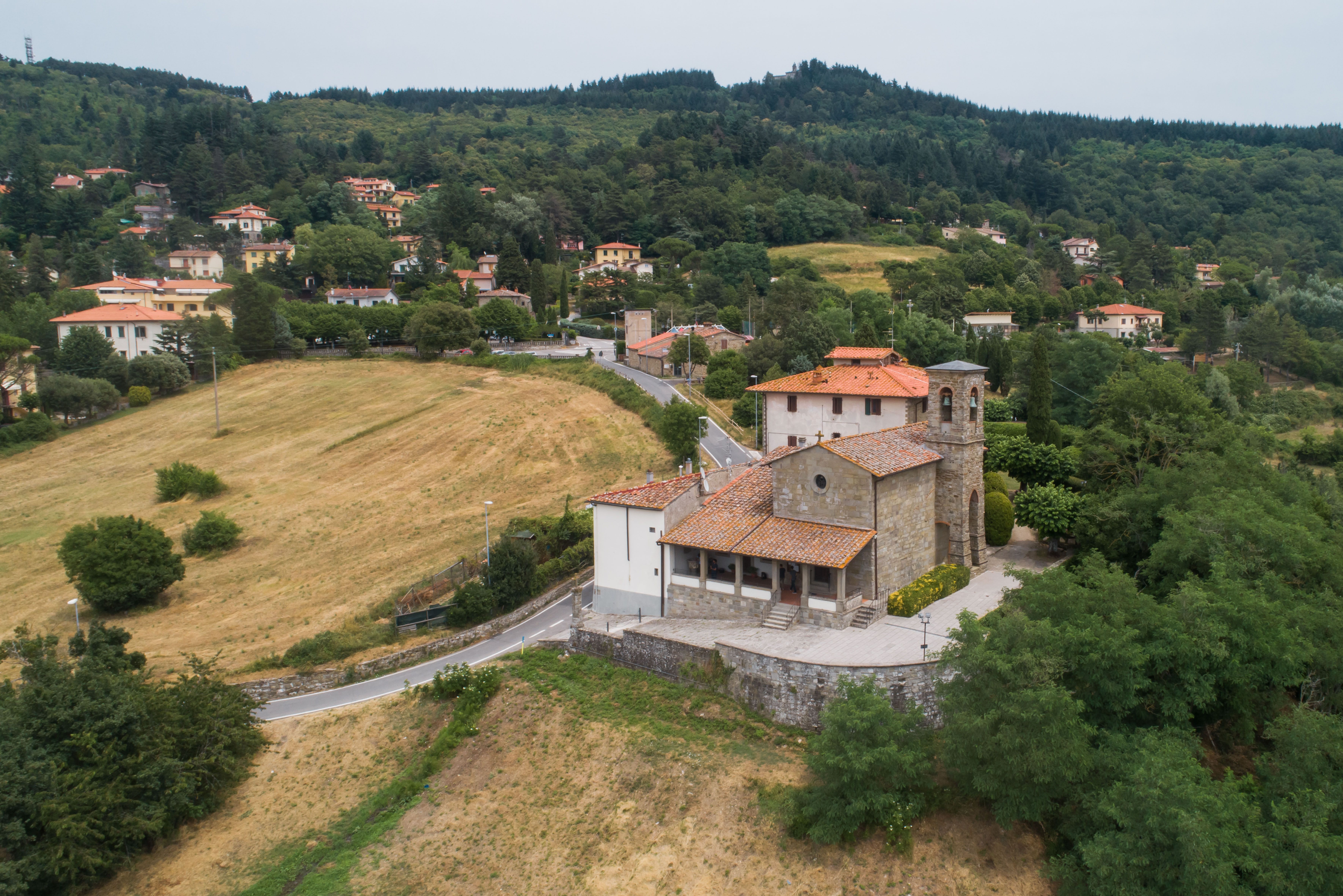 Vista panoramica della Chiesa di San Romolo