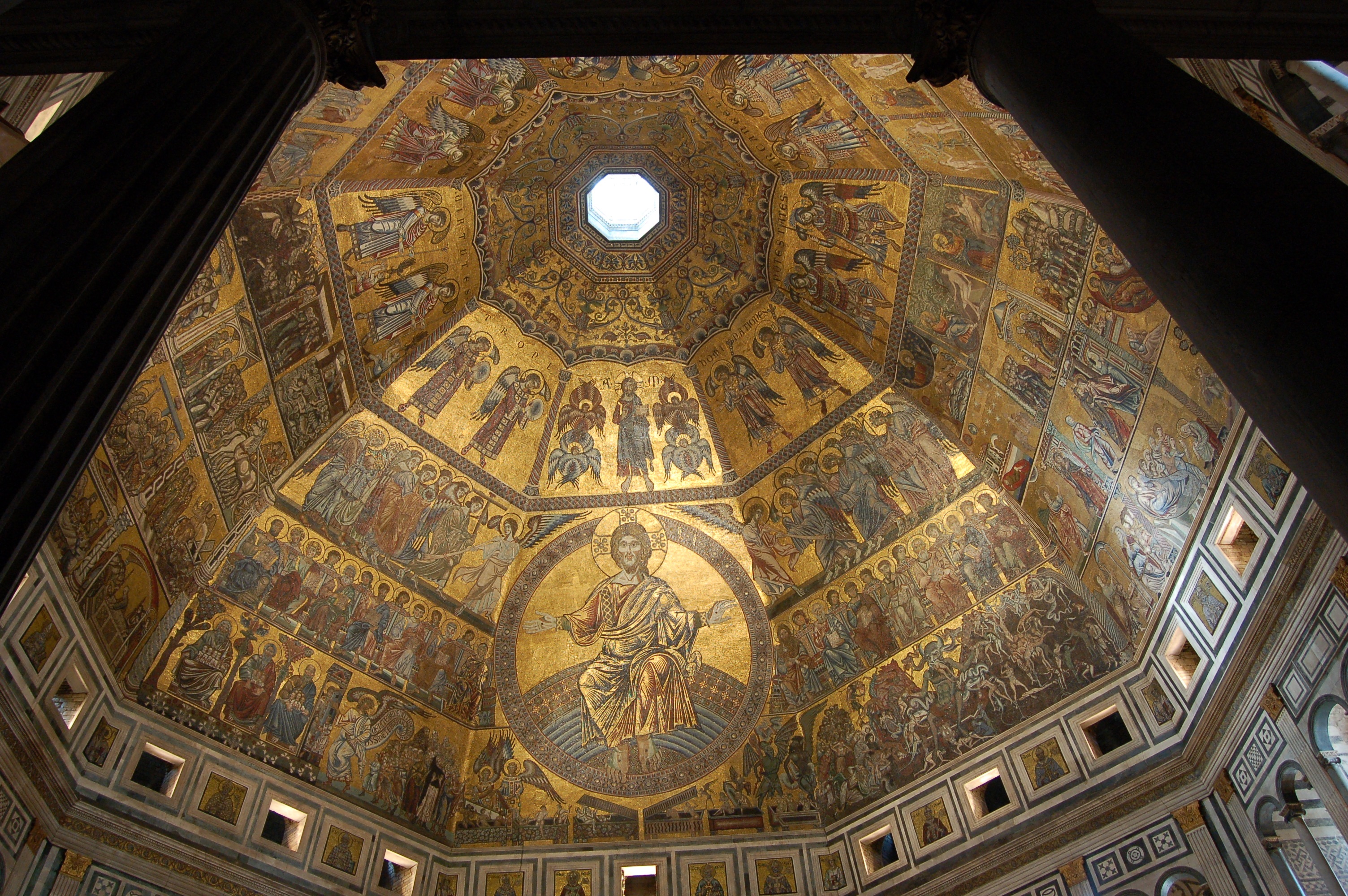 Mosaici cupola del Battistero