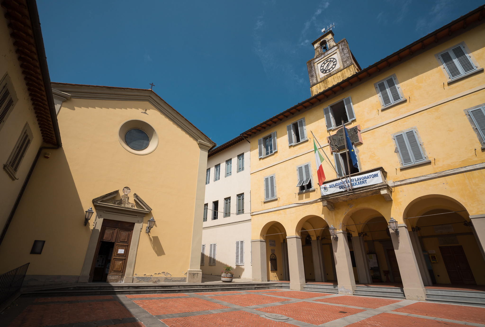 Palazzo comunale e Chiesa di Sant'Alessandro, Incisa