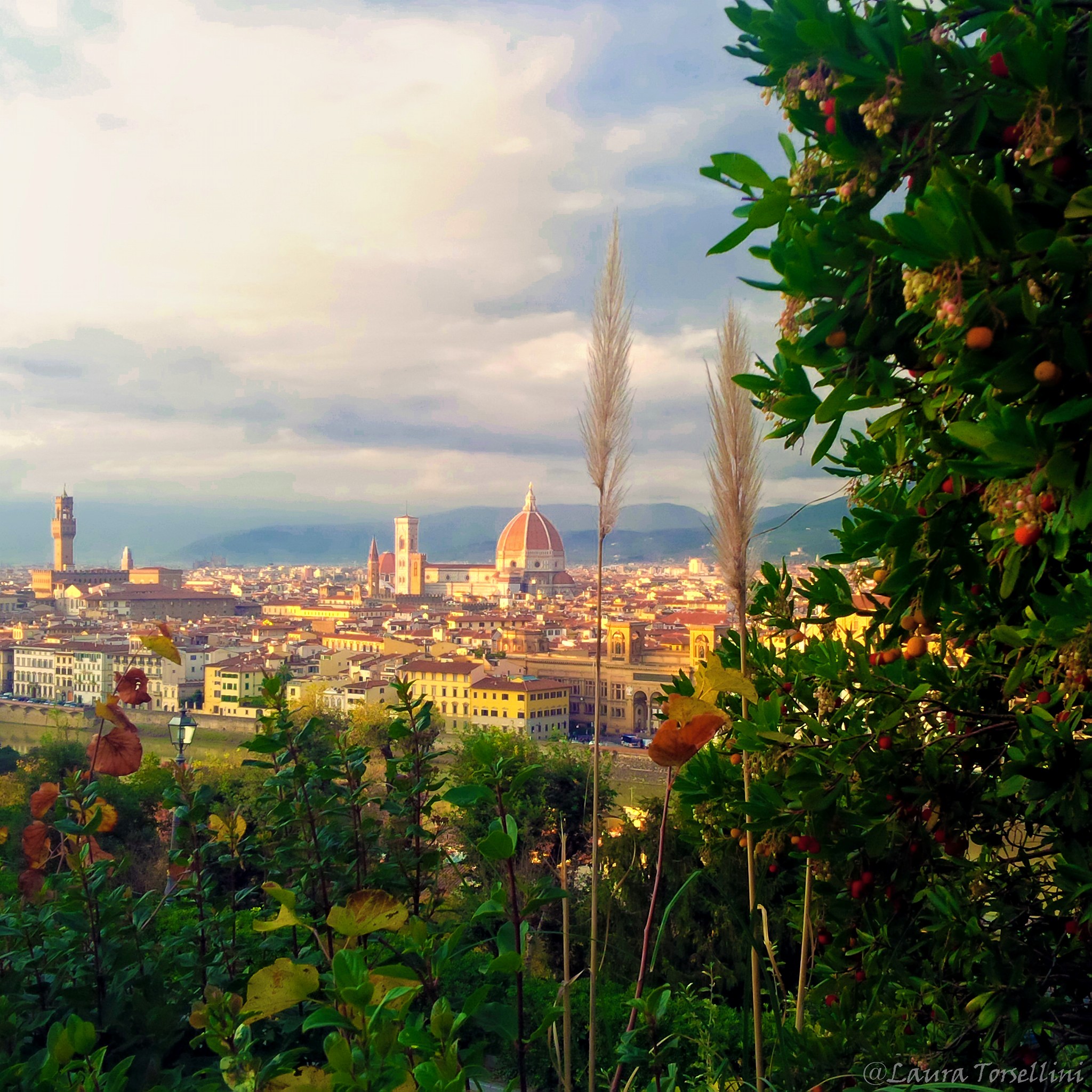 Giardini, mura di Firenze, passeggiata orientale