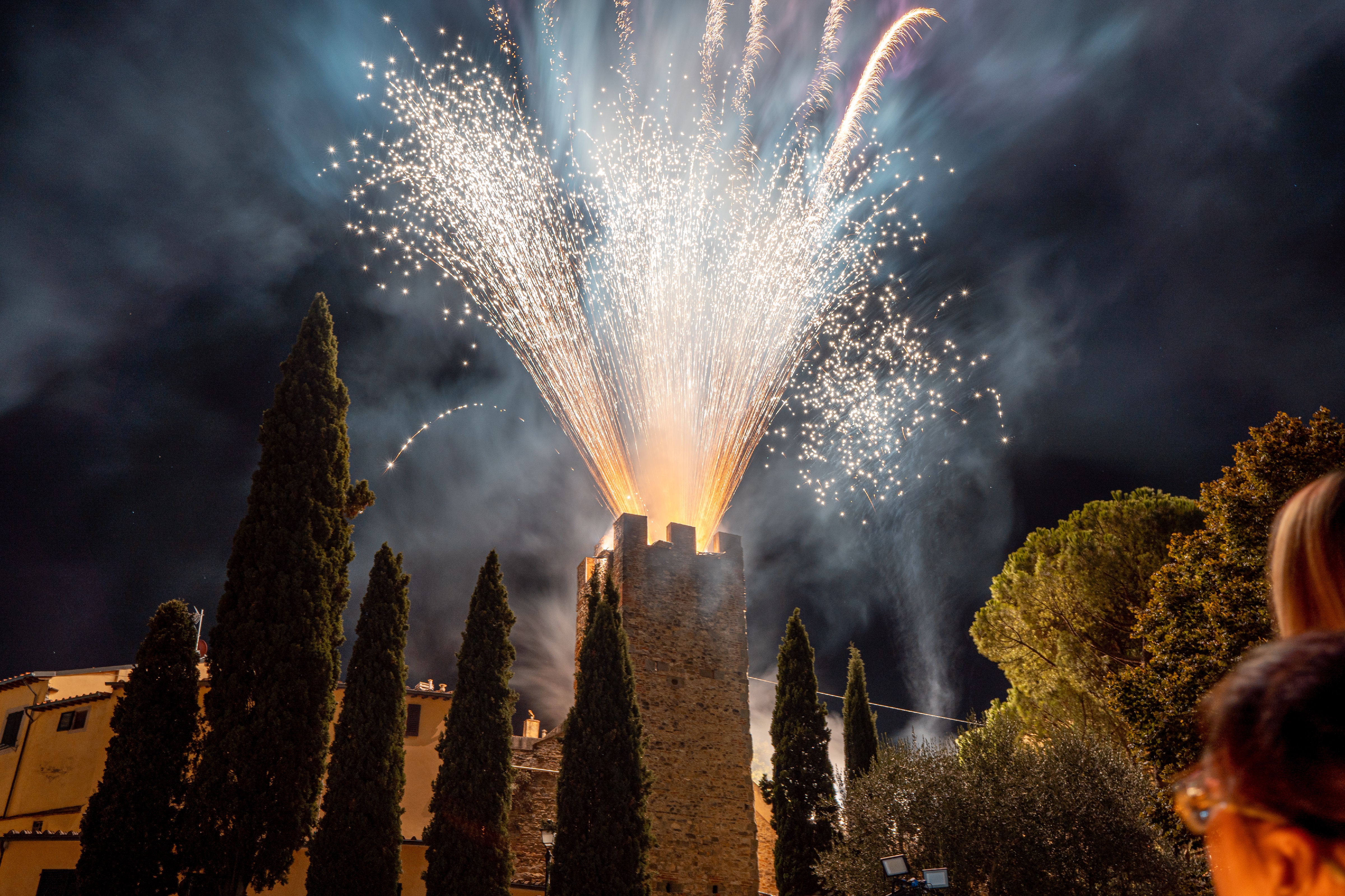 Incendio della torre, Signa