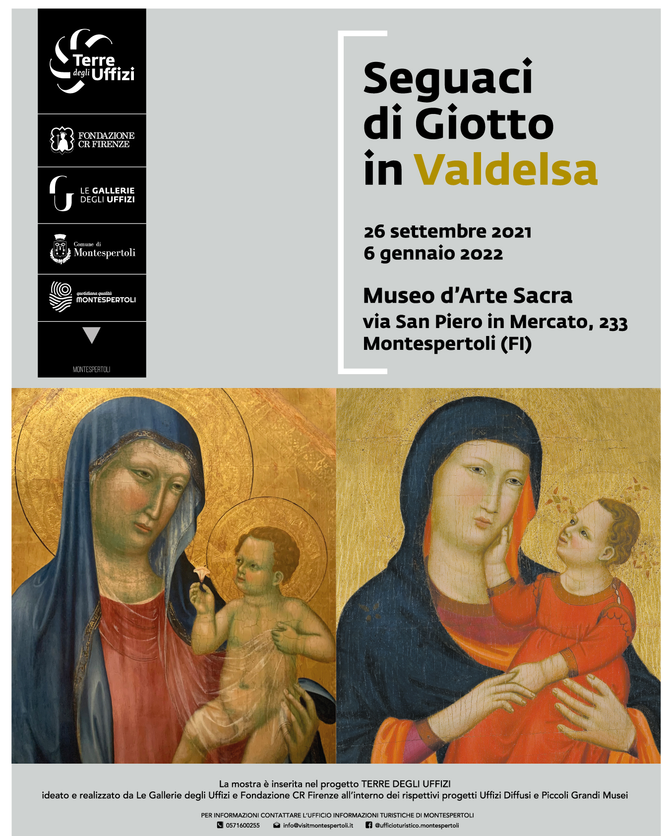 Seguaci di Giotto in Valdelsa - locandina della mostra