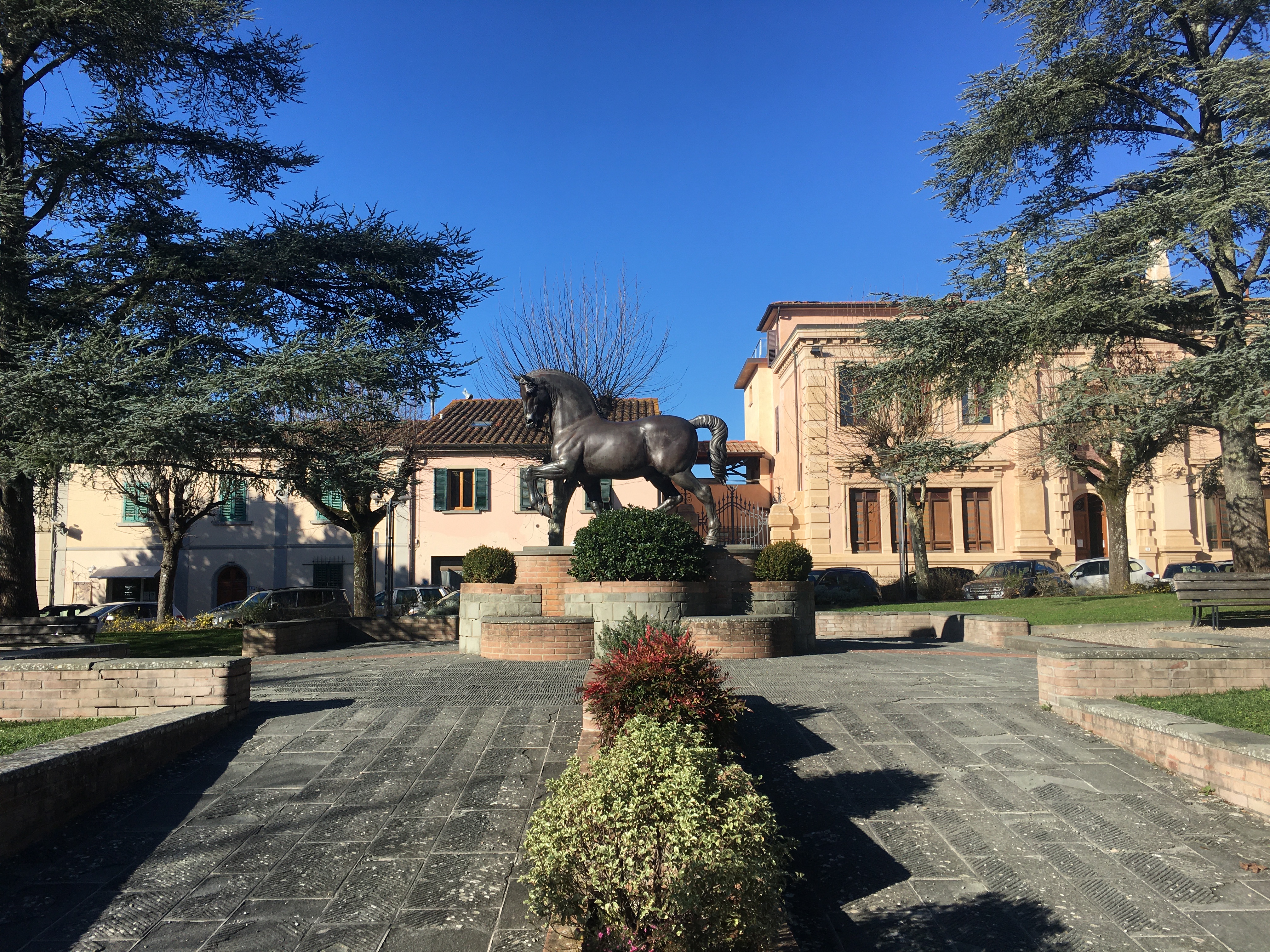 Il Cavallo di Leonardo in Piazza della Libertà