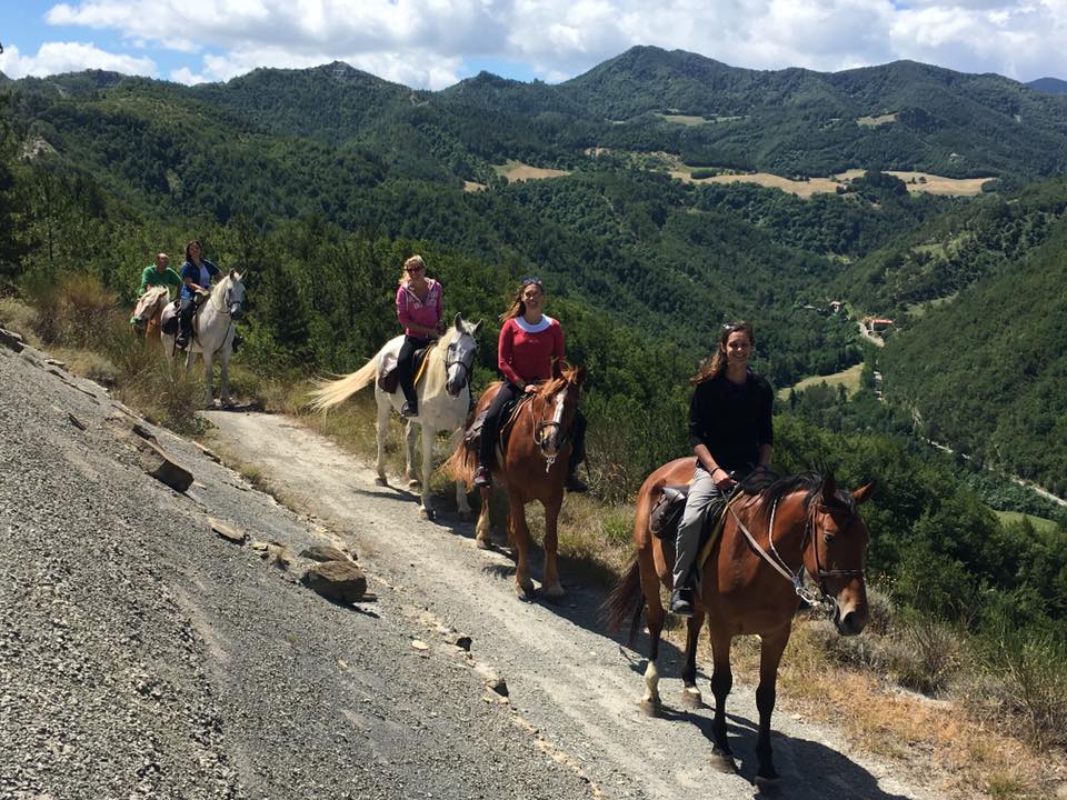 passeggiata a cavallo 