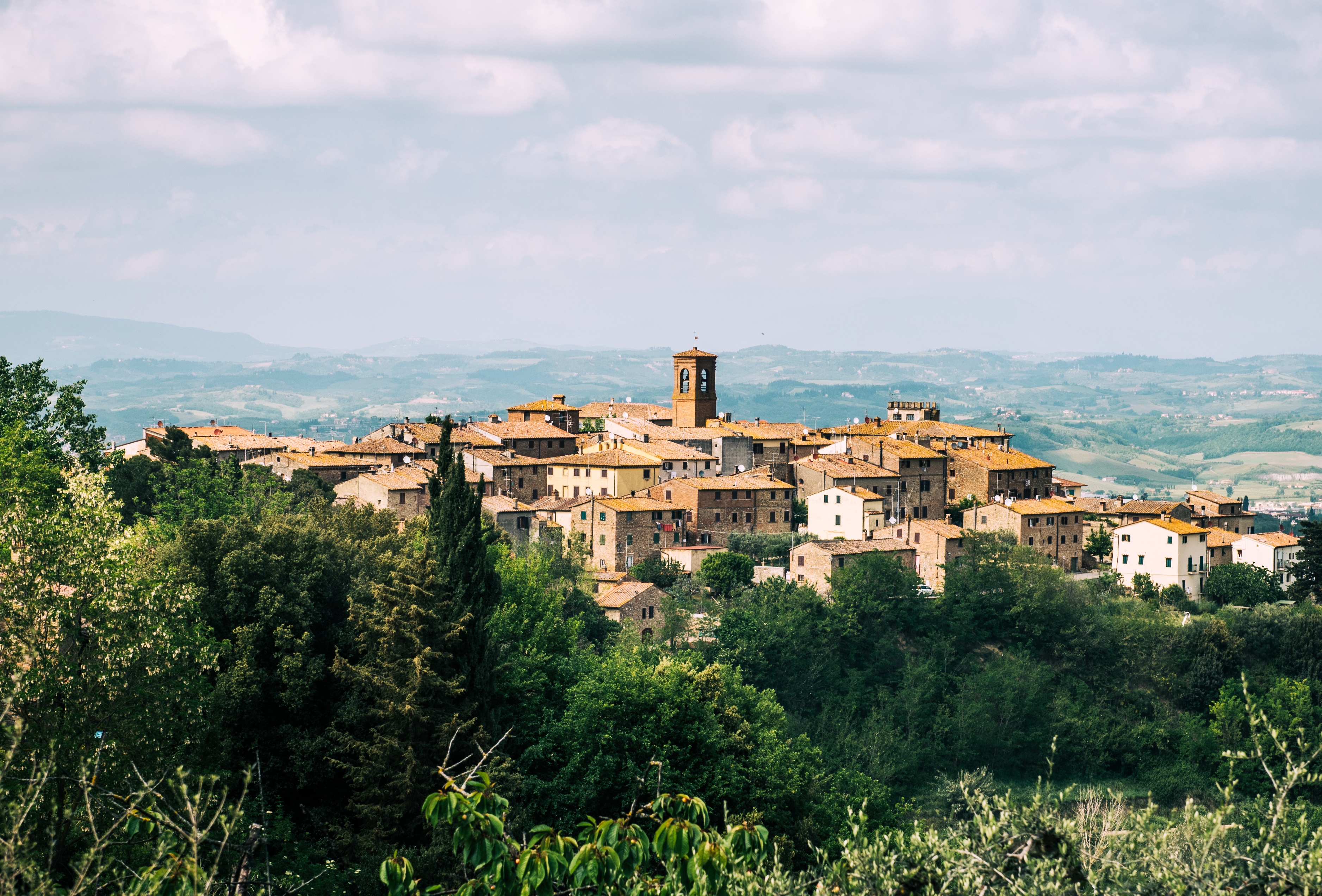 Veduta di Gambassi terme