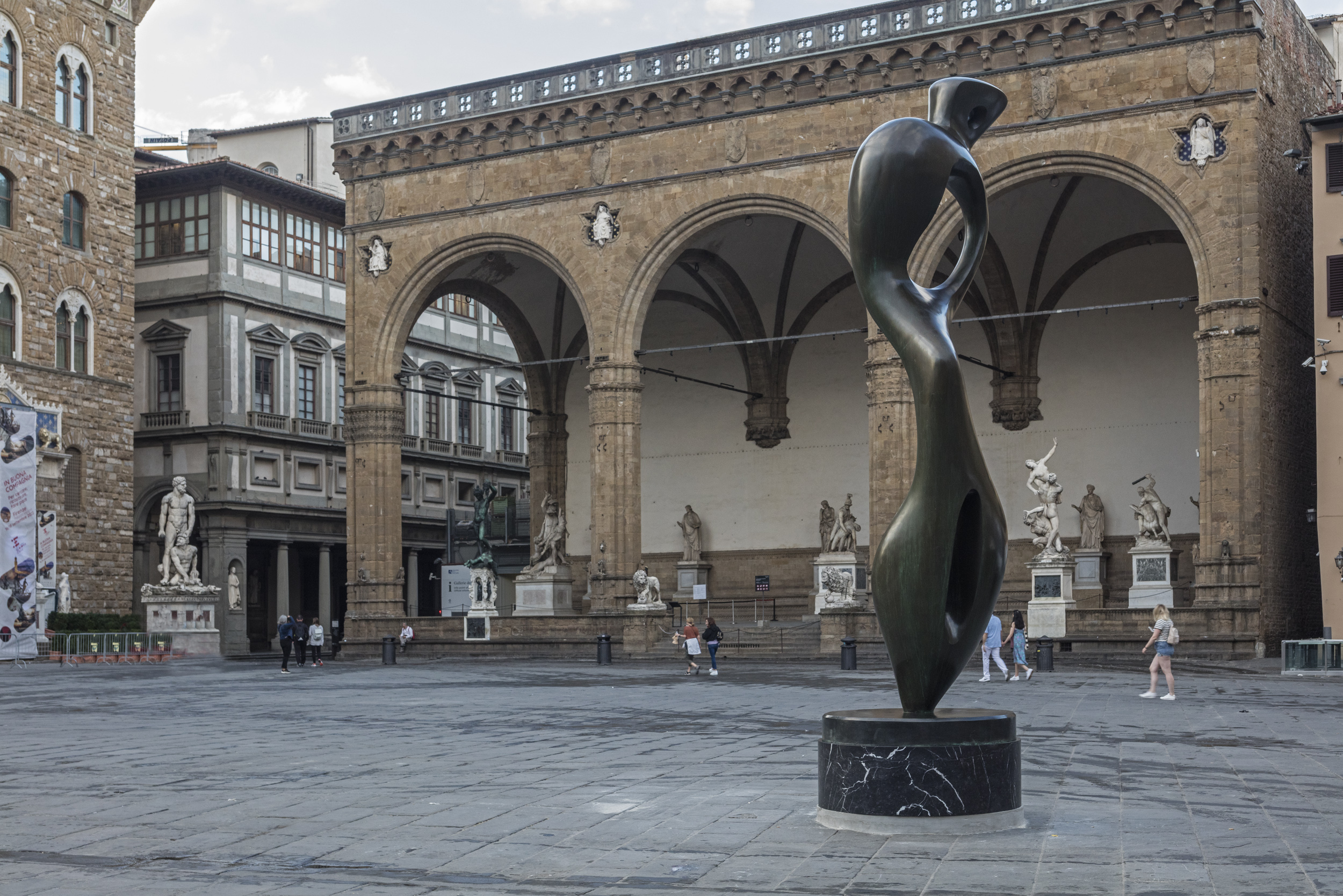 La scultura in Piazza della Signoria