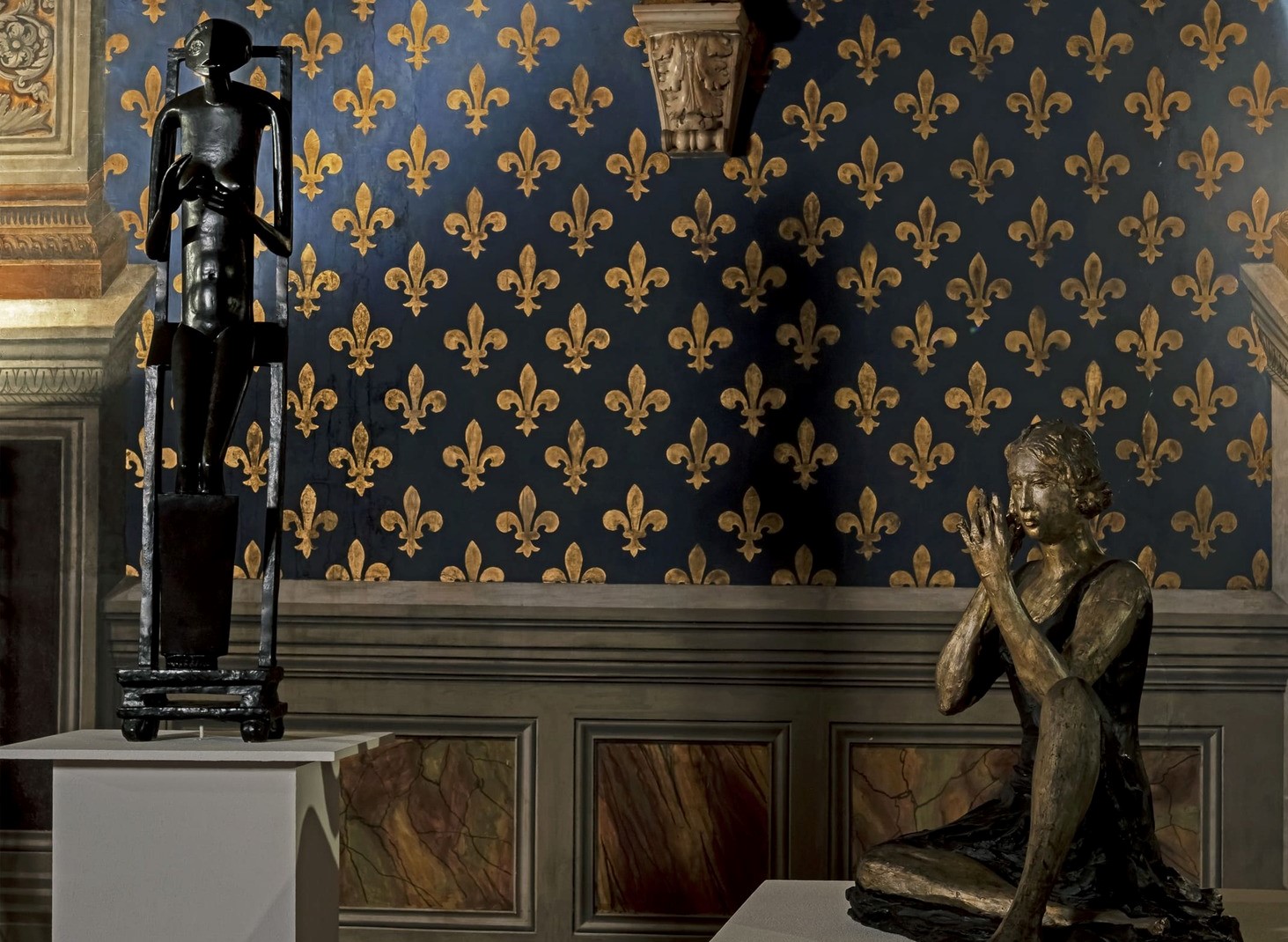 Giacometti e Fontana in Palazzo Vecchio