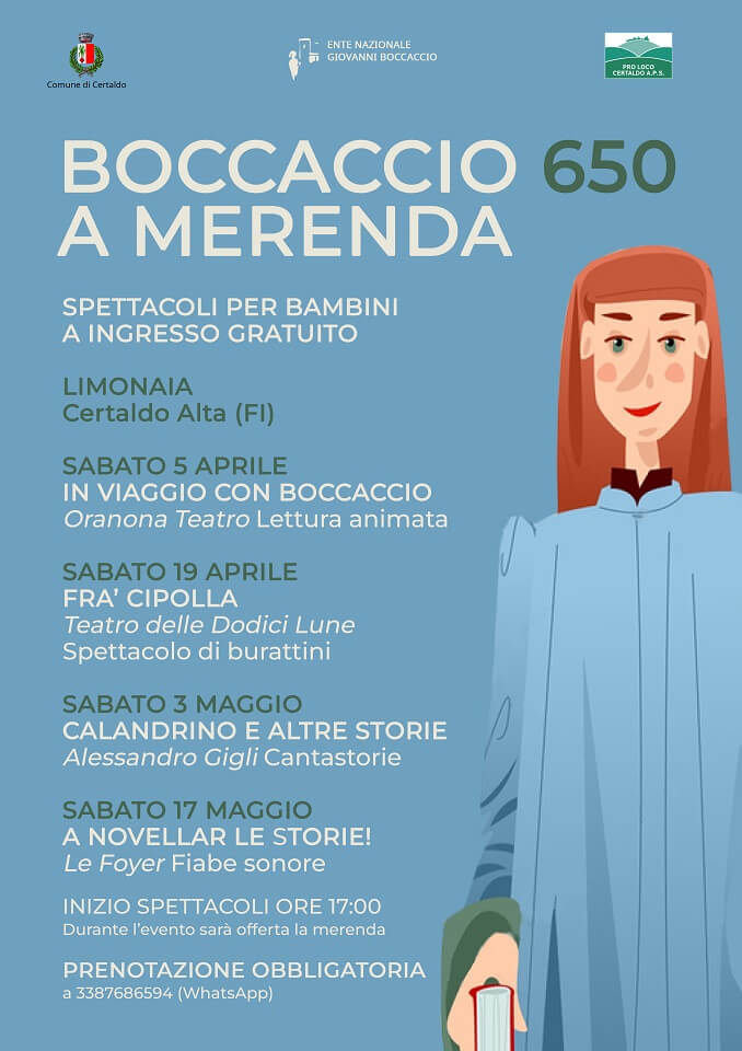 Boccaccio a merenda a Certaldo