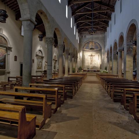 Foto della Pieve di San Lorenzo dal sito del Comune di Borgo San Lorenzo