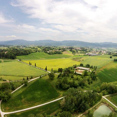 Veduta aerea del Mugello