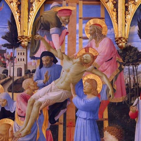 Beato Angelico, Pala strozzi della deposizione