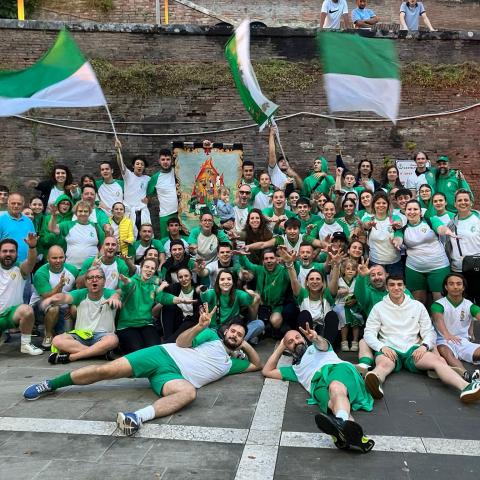Contrada di Cambiano vincitrice del Palio 2024